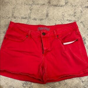 Faded Glory Red Women's Shorts